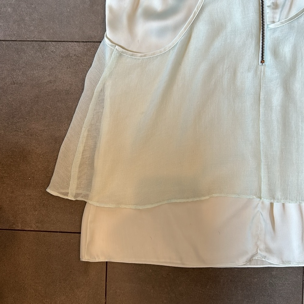 BCBGeneration Double Layer Razor Back Tank Top/ Blouse - Picture 9 of 12